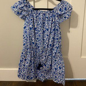 Vineyard Vines Blue and White Romper